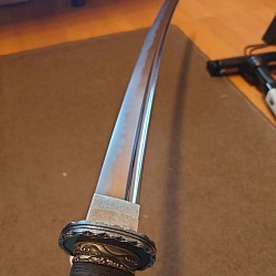 鍔は肥後虎製、はみ出しの大。